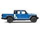 SEC10 Side Panel Star Decal; White (20-24 Jeep Gladiator JT)