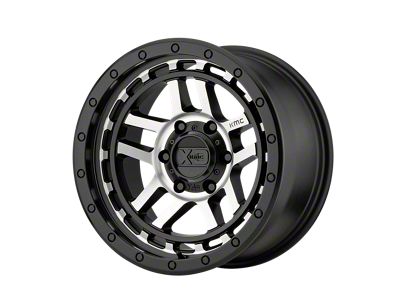 XD Recon Satin Black Machined Wheel; 17x8.5 (20-24 Jeep Gladiator JT)