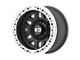 XD Machete Crawl Beadlock Satin Black with Machined Bead Ring Wheel; 17x9 (20-24 Jeep Gladiator JT)
