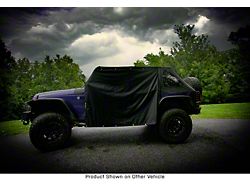 Four Door Rain Curtains; Black (20-24 Jeep Gladiator JT)