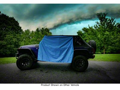 Four Door Rain Curtains; LT Blue (20-24 Jeep Gladiator JT)