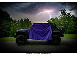 Four Door Rain Curtains; Purple (20-22 Jeep Gladiator JT)