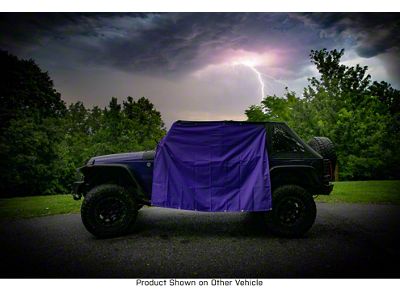 Four Door Rain Curtains; Purple (20-24 Jeep Gladiator JT)