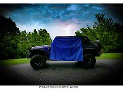 Four Door Rain Curtains; Royal Blue (20-24 Jeep Gladiator JT)