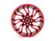 XD Tension Candy Red Milled Wheel; 20x10 (20-24 Jeep Gladiator JT)