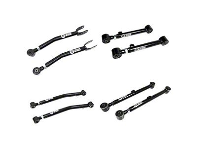 Freedom Offroad Adjustable Front and Rear Control Arms for 0 to 4.50-Inch Lift (20-24 Jeep Gladiator JT)