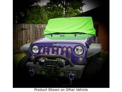 Winter Windshield Cover; Lime Green (Universal; Some Adaptation May Be Required)