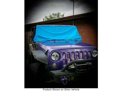 Winter Windshield Cover; LT Blue (Universal; Some Adaptation May Be Required)