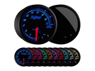 2200-Degree Exhaust Gas Temperature Gauge; Elite 10 Color (Universal; Some Adaptation May Be Required)
