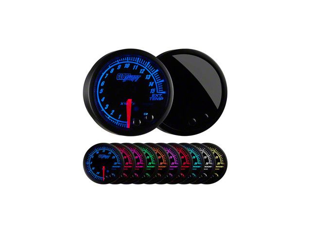 1500-Degree Exhaust Gas Temperature Gauge; Elite 10 Color (Universal; Some Adaptation May Be Required)