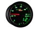 MaxTow 35 PSI Boost Gauge; Black and Green (Universal; Some Adaptation May Be Required)