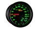 MaxTow 60 PSI Boost Gauge; Black and Green (Universal; Some Adaptation May Be Required)