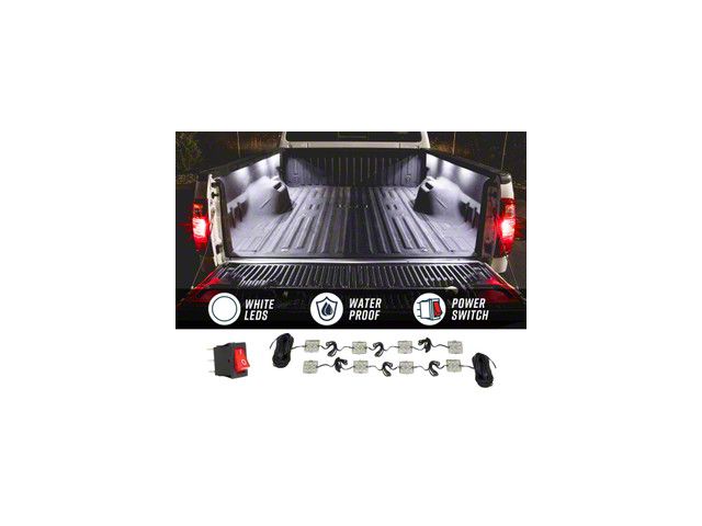 LEDGlow Truck Bed Lighting Kit (Universal; Some Adaptation May Be Required)