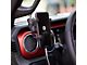 CMM Offroad A-Pillar Ball Mount with 1-Inch Ball and RAM X-Grip XL Phone Mount; Red (20-23 Jeep Gladiator JT)