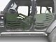 Steinjager Premium American Flag Front Trail Doors; Locas Green (20-24 Jeep Gladiator JT)