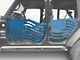 Steinjager Premium American Flag Front Trail Doors; Playboy Blue (20-24 Jeep Gladiator JT)