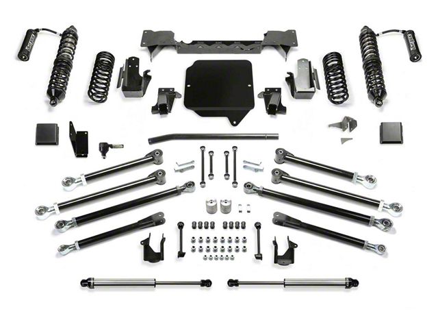 Fabtech 3-Inch Crawler Coil-Over Suspension Lift Kit with Dirt Logic Non-Reservoir Shocks (20-24 3.6L Jeep Gladiator JT)