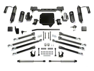 Fabtech 5-Inch Crawler Coil-Over Suspension Lift Kit with Dirt Logic Non-Reservoir Shocks (20-23 3.6L Jeep Gladiator JT)