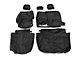 Coverking Cordura Ballistic Custom-Fit Rear Seat Cover; Black (20-24 Jeep Gladiator JT)
