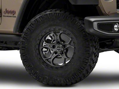 Weld Off-Road Ledge Satin Gunmetal Wheel; 17x9 (20-24 Jeep Gladiator JT)