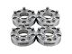Supreme Suspensions 1.25-Inch Pro Billet Hub Centric Wheel Spacers; Silver; Set of Four (20-24 Jeep Gladiator JT)