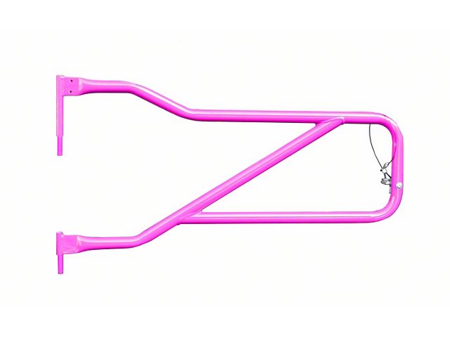 Steinjager Front Trail Tube Doors; Hot Pink (20-24 Jeep Gladiator JT)
