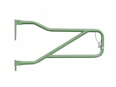 Steinjager Front Trail Tube Doors; Locas Green (20-24 Jeep Gladiator JT)