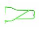 Steinjager Front Trail Tube Doors; Neon Green (20-24 Jeep Gladiator JT)