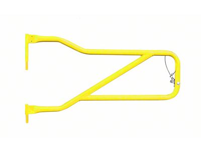 Steinjager Front Trail Tube Doors; Neon Yellow (20-24 Jeep Gladiator JT)
