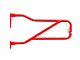 Steinjager Front Trail Tube Doors; Red Baron (20-24 Jeep Gladiator JT)