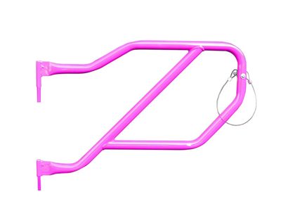 Steinjager Rear Trail Tube Doors; Hot Pink (20-24 Jeep Gladiator JT)