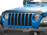 Aeroskin Hood Protector; Matte Black (20-26 Jeep Gladiator JT, Excluding Mojave)