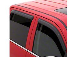 Ventvisor Window Deflectors; Front and Rear; Dark Smoke (20-24 Jeep Gladiator JT)