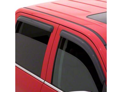 Ventvisor Window Deflectors; Front and Rear; Dark Smoke (20-23 Jeep Gladiator JT)