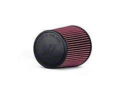 Mishimoto Air Filter; Performance; 3.50-Inch Inlet; 8-Inch Filter Length; Red (Universal; Some Adaptation May Be Required)