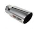 RBP EX-1 Adjustable Multi-Fit Stainless Steel Exhaust Tip; 4.50-Inch; Polished (Fits 2.50 to 3.50-Inch Tailpipe)