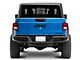 SEC10 Middle Window Distressed American Flag Decal; Matte Black (20-24 Jeep Gladiator JT)