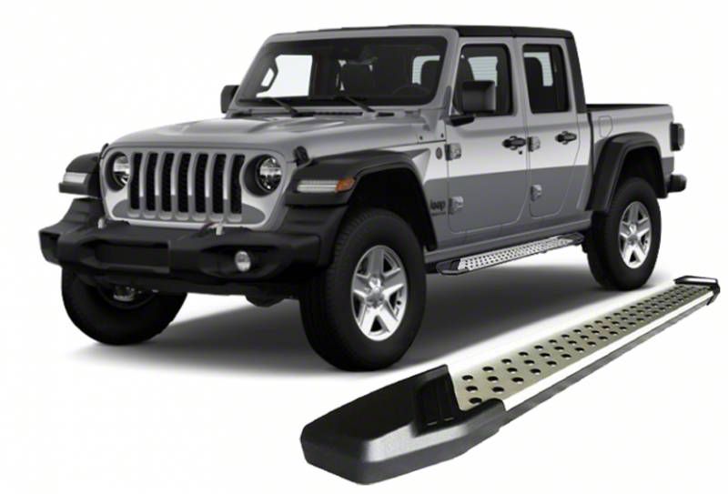 Jeep Gladiator Vortex Running Boards; Aluminum (2024 Jeep Gladiator JT