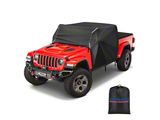 Suparee All-Weather Cab Cover with 52-Inch Light Bar Pocket; Black (20-26 Jeep Gladiator JT)