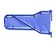 Steinjager Front Tube Door Mesh Covers; Blue (20-24 Jeep Gladiator JT)