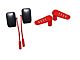 Steinjager Premium Mirror and Foot Peg Kit; Red Baron (20-24 Jeep Gladiator JT)