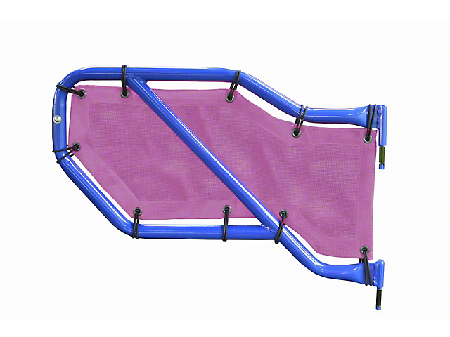 Steinjager Rear Tube Door Mesh Covers; Mauve (20-23 Jeep Gladiator JT)