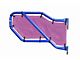 Steinjager Rear Tube Door Mesh Covers; Mauve (20-24 Jeep Gladiator JT)