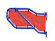 Steinjager Rear Tube Door Mesh Covers; Red (20-24 Jeep Gladiator JT)