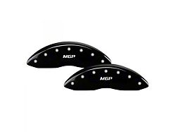 MGP Black Caliper Covers with MGP Logo; Front and Rear (20-23 Jeep Gladiator JT)
