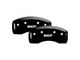 MGP Brake Caliper Covers with MGP Logo; Black; Front and Rear (20-24 Jeep Gladiator JT)