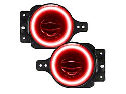 Oracle High Performance 20W LED Fog Lights with Red Halo (20-24 Jeep Gladiator JT Sport)