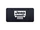 Jeep Grille License Plate; Rugged Black (Universal; Some Adaptation May Be Required)