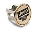 Jeep Hitch Cover; Gold (Universal; Some Adaptation May Be Required)