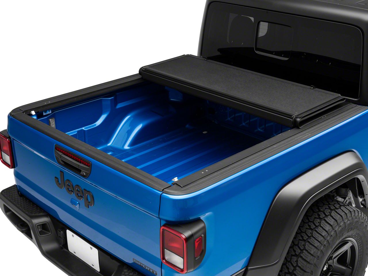 Proven Ground Jeep Gladiator Low Profile Hard TriFold Tonneau Cover